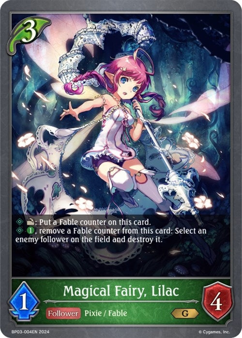 Image for Magical Fairy, Lilac (BP03: Flame of Laevateinn) (BP03-004EN) - Shadowverse: Evolve