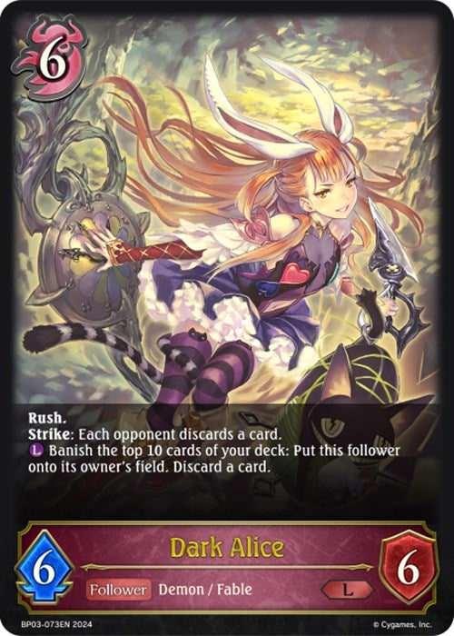 Image for Dark Alice (BP03: Flame of Laevateinn) (BP03-073EN) - Shadowverse: Evolve