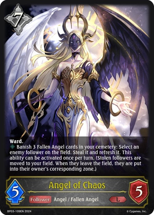 Image for Angel of Chaos (BP03: Flame of Laevateinn) (BP03-109EN) - Shadowverse: Evolve