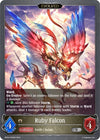 Image for Ruby Falcon (Evolved) - P28EN (Foil) (BP03: Flame of Laevateinn) (BP03-P28EN) - Shadowverse: Evolve