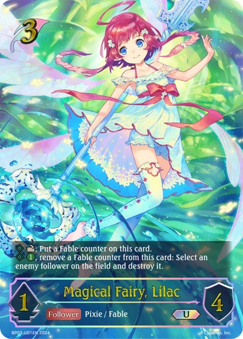 Image for Magical Fairy, Lilac (U) (BP03: Flame of Laevateinn) (BP03-U01EN) - Shadowverse: Evolve