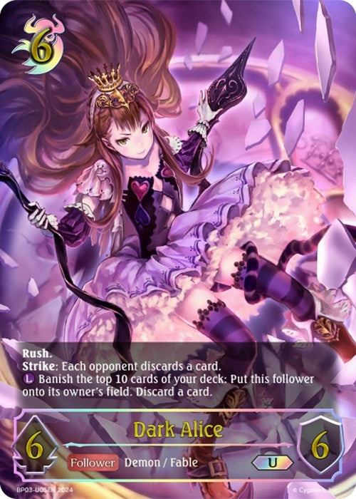 Image for Dark Alice (U) (BP03: Flame of Laevateinn) (BP03-U05EN) - Shadowverse: Evolve