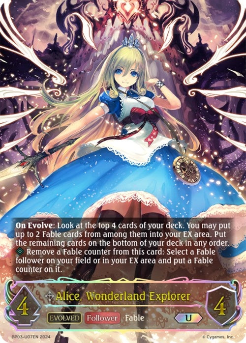 Image for Alice, Wonderland Explorer (U) (BP03: Flame of Laevateinn) (BP03-U07EN) - Shadowverse: Evolve