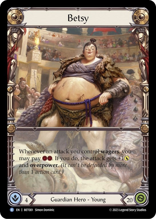 Image for Betsy (Blitz Deck: Heavy Hitters - Betsy) (BET001) - Flesh and Blood TCG