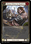 Image for Money Where Ya Mouth Is (Red) (Blitz Deck: Heavy Hitters - Betsy) (BET017) - Flesh and Blood TCG