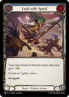 Image for Lead with Speed (Blue) (Blitz Deck: Heavy Hitters - Kayo) (KYO026) - Flesh and Blood TCG