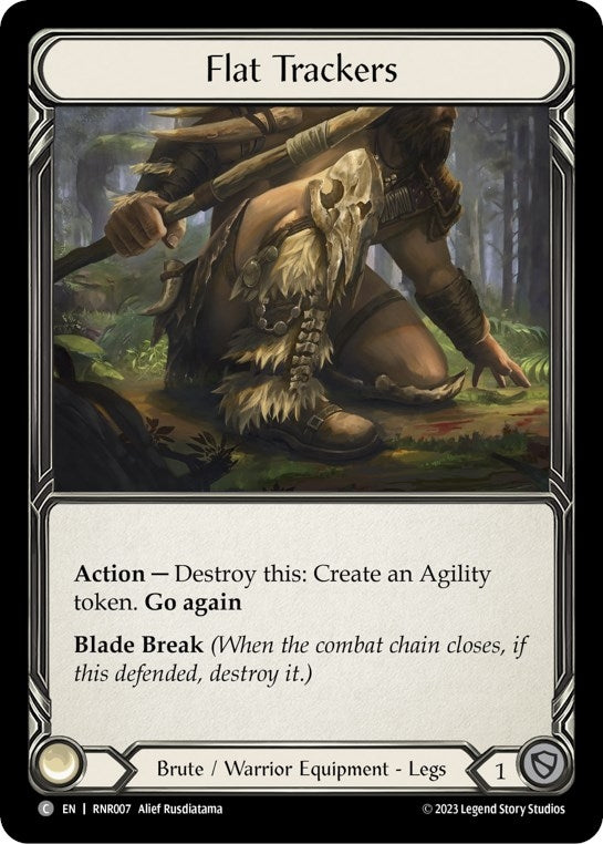 Image for Flat Trackers (Blitz Deck: Heavy Hitters - Rhinar) (RNR007) - Flesh and Blood TCG