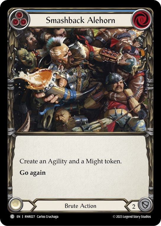 Image for Smashback Alehorn (Blitz Deck: Heavy Hitters - Rhinar) (RNR027) - Flesh and Blood TCG