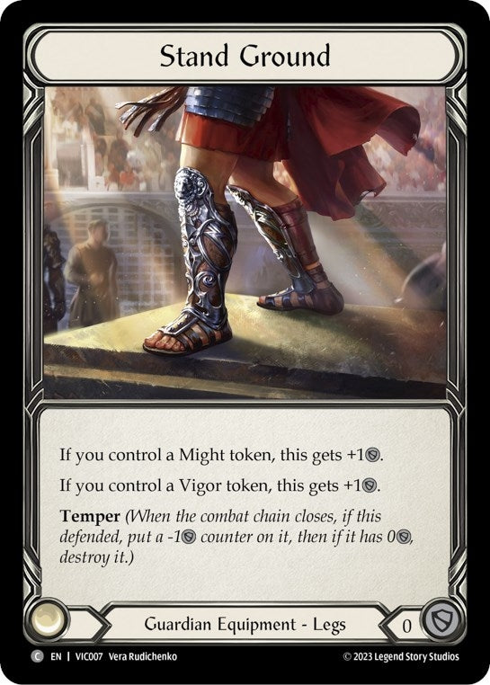 Image for Stand Ground (Blitz Deck: Heavy Hitters - Victor) (VIC007) - Flesh and Blood TCG