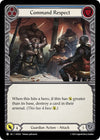 Image for Command Respect (Blue) (Blitz Deck: Heavy Hitters - Victor) (VIC022) - Flesh and Blood TCG