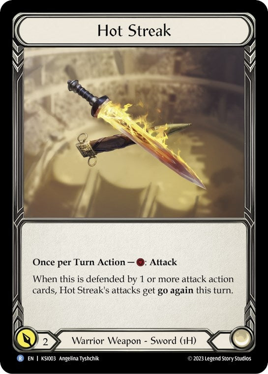 Image for Hot Streak (Blitz Deck: Heavy Hitters - Kassai) (KSI003) - Flesh and Blood TCG