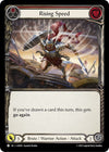 Image for Rising Speed (Red) (Blitz Deck: Heavy Hitters - Kassai) (KSI010) - Flesh and Blood TCG