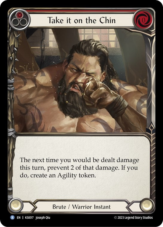 Image for Take it on the Chin (Blitz Deck: Heavy Hitters - Kassai) (KSI017) - Flesh and Blood TCG