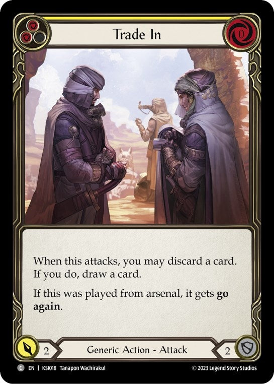 Image for Trade In (Yellow) (Blitz Deck: Heavy Hitters - Kassai) (KSI018) - Flesh and Blood TCG