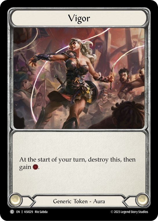Image for Vigor (Blitz Deck: Heavy Hitters - Kassai) (KSI029) - Flesh and Blood TCG