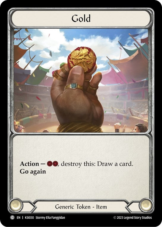 Image for Gold (Blitz Deck: Heavy Hitters - Kassai) (KSI030) - Flesh and Blood TCG