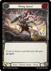 Image for Rising Speed (Red) (Blitz Deck: Heavy Hitters - Olympia) (OLA009) - Flesh and Blood TCG