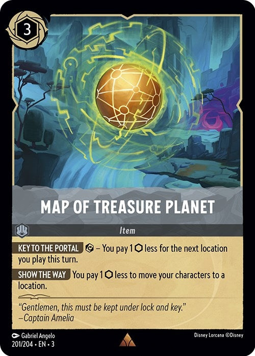 Image for Map of Treasure Planet (3) (201)