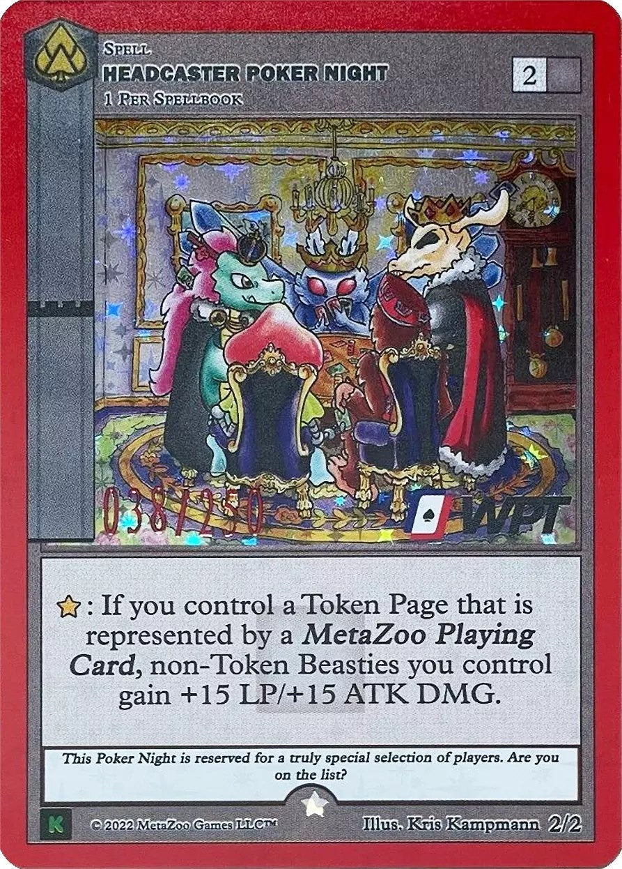 Image for Headcaster Poker Night (Miscellaneous Promos) (2/2) - MetaZoo