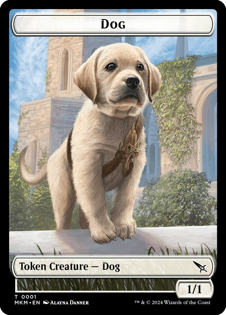 Image for Dog Token (Murders at Karlov Manor) (1) - Magic: The Gathering
