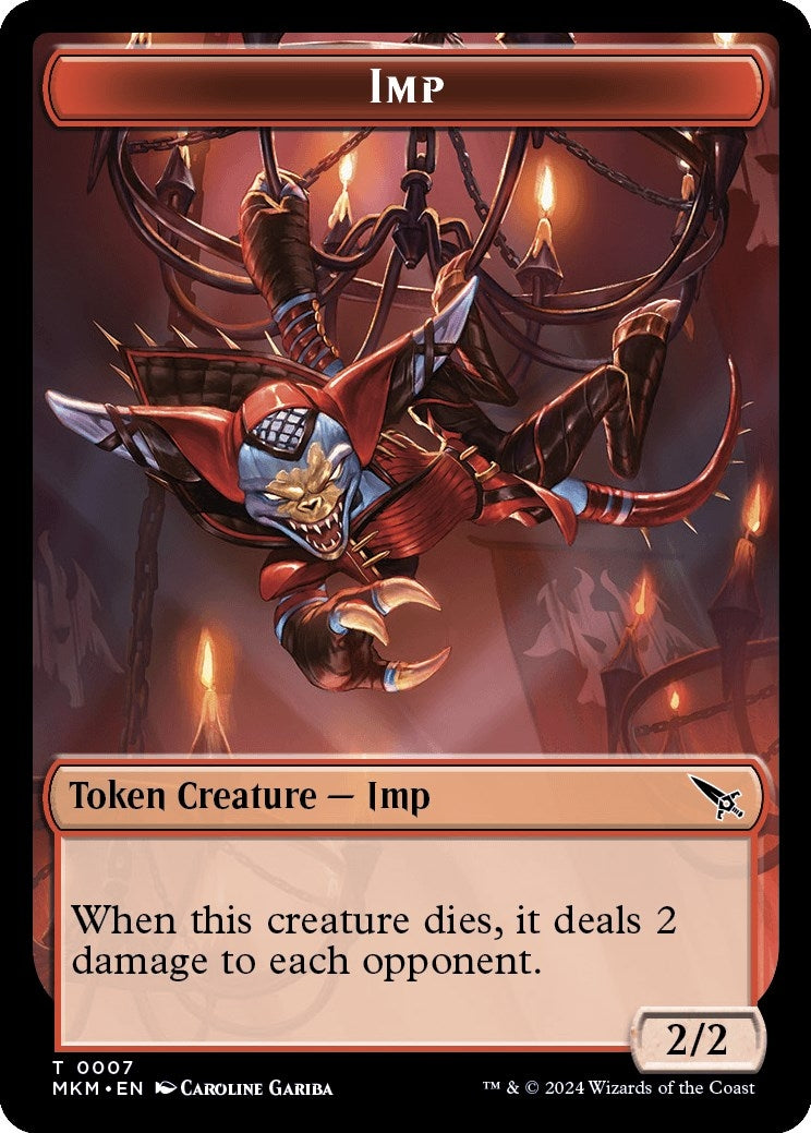 Image for Imp Token (Murders at Karlov Manor) (7) - Magic: The Gathering