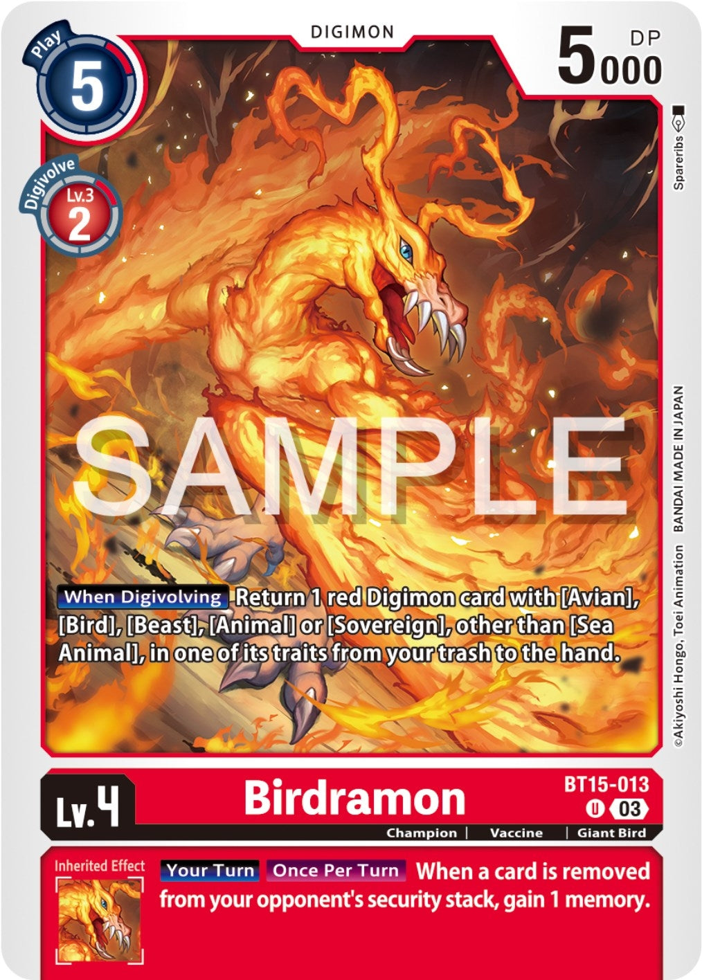 Image for Birdramon (BT15) (15013)