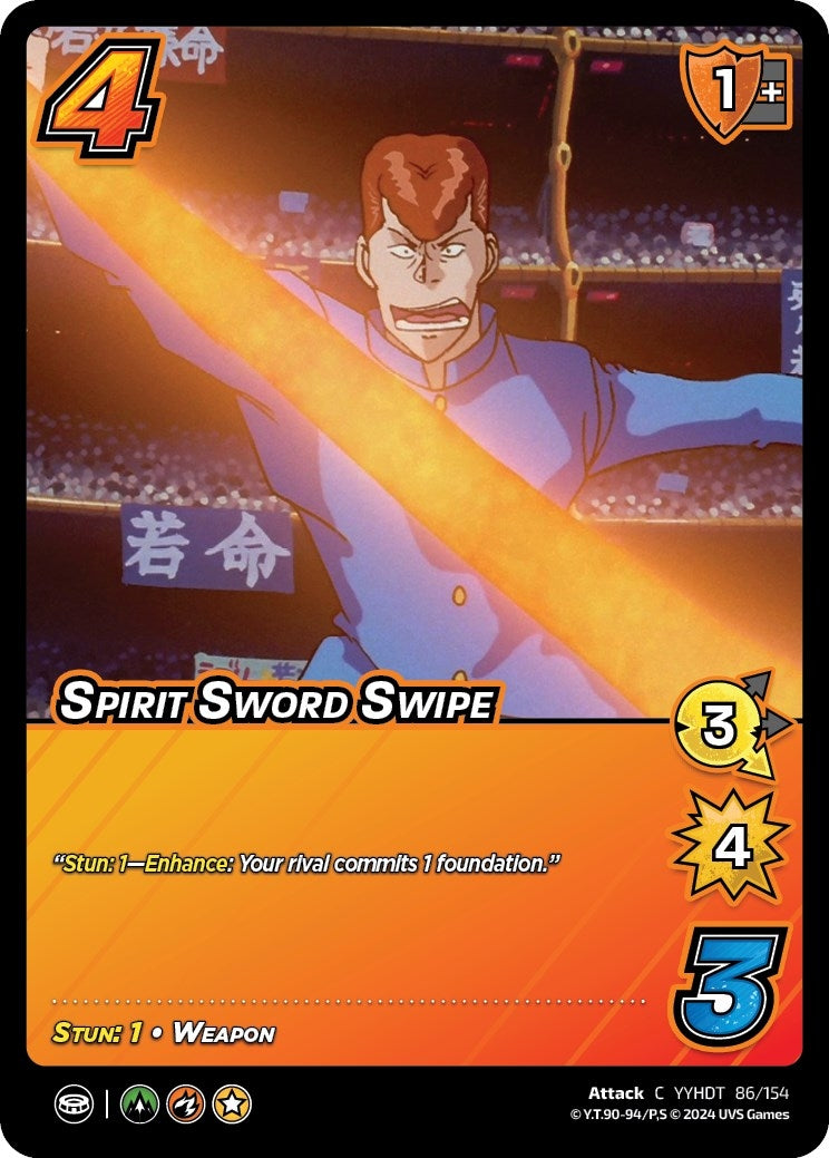 Image for Spirit Sword Swipe (Yu Yu Hakusho: Dark Tournament) (86/154) - UniVersus