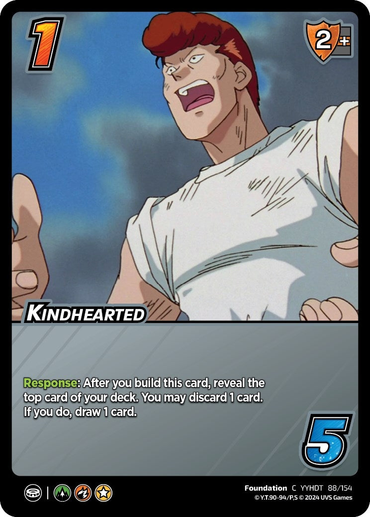 Image for Kindhearted (Yu Yu Hakusho: Dark Tournament) (88/154) - UniVersus