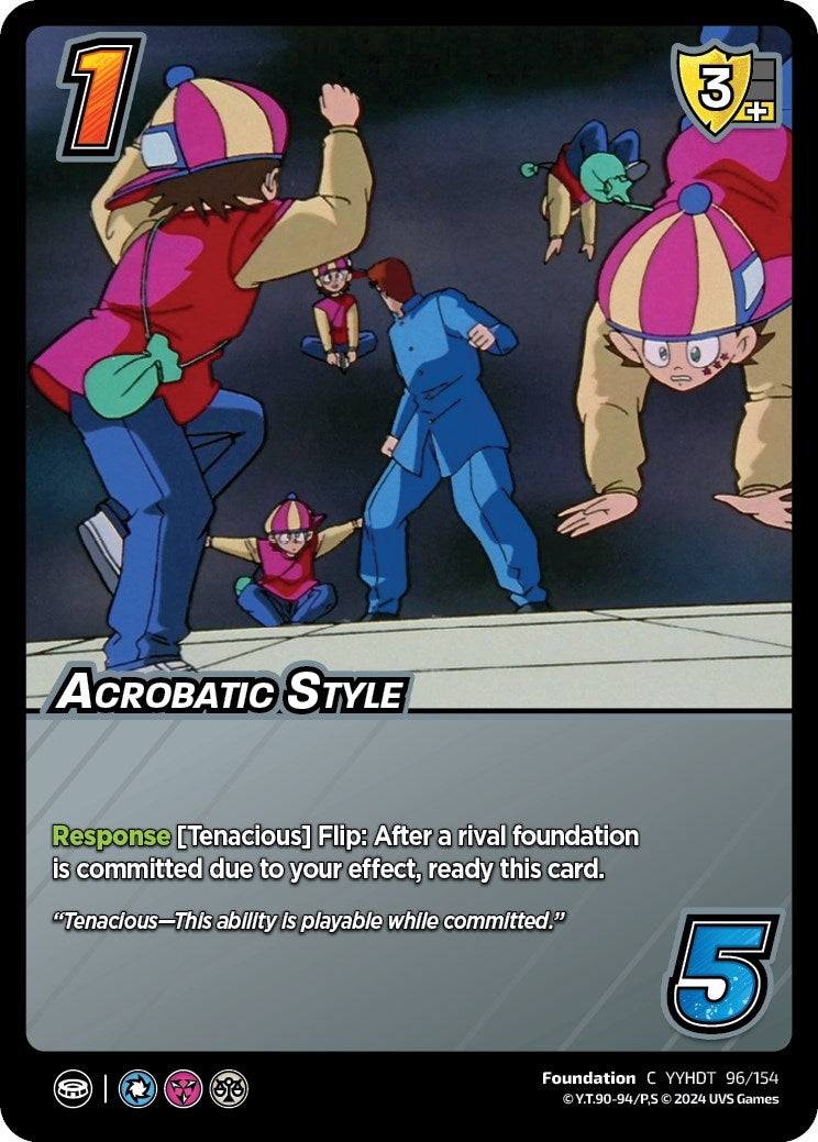 Image for Acrobatic Style (Yu Yu Hakusho: Dark Tournament) (96/154) - UniVersus