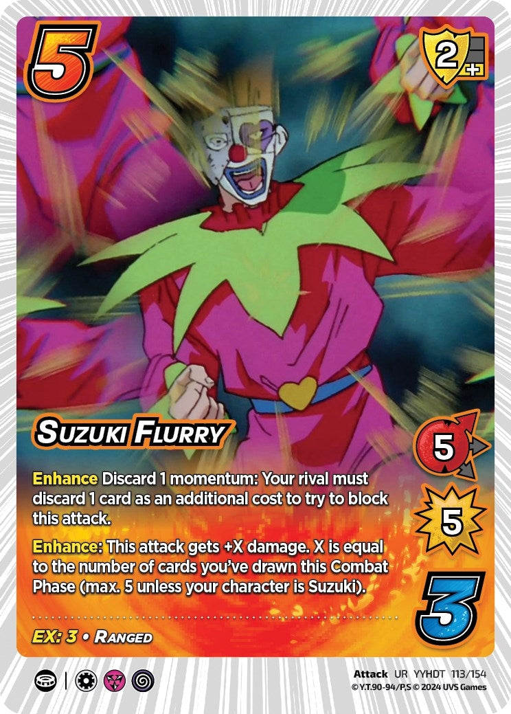 Image for Suzuki Flurry (Yu Yu Hakusho: Dark Tournament) (113/154) - UniVersus