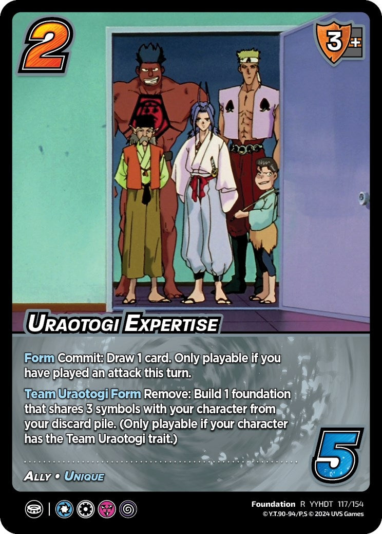Image for Uraotogi Expertise (Yu Yu Hakusho: Dark Tournament) (117/154) - UniVersus