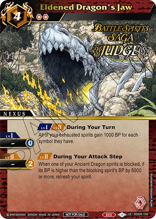 Image for Eldened Dragon's Jaw (Judge Pack Vol. 4) (Launch & Event Promos) (BSS04-104) - Battle Spirits Saga