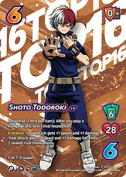 Image for Shoto Todoroki (Hero League Championship 2023 - Top 16) (UniVersus: My Hero Academia Promo Cards) (HLC2023 5/6) - UniVersus