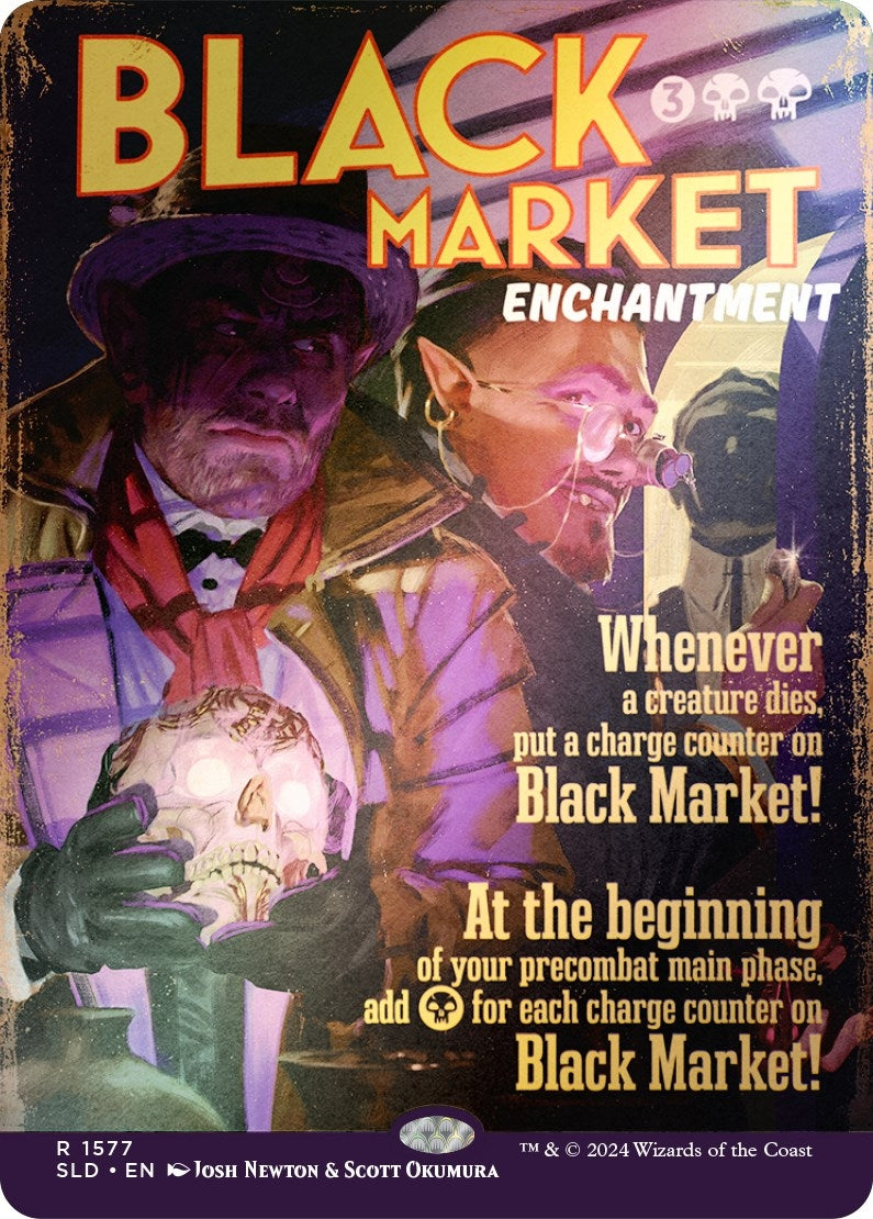 Image for Black Market (Rainbow Foil) (Secret Lair Drop Series) (1577) - Magic: The Gathering