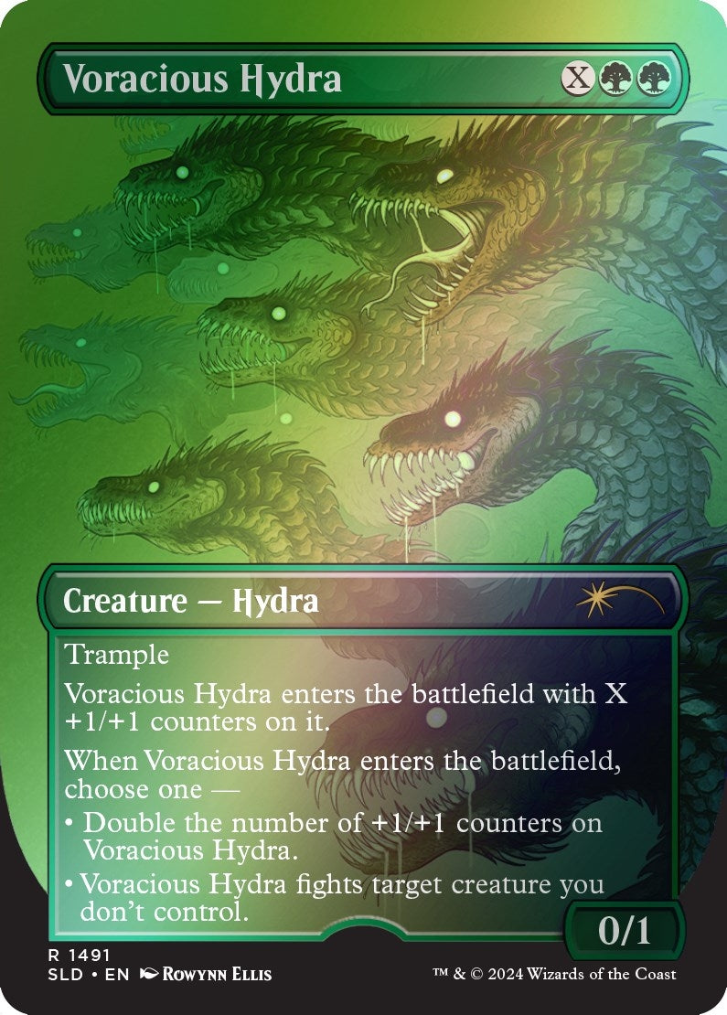 Image for Voracious Hydra (Rainbow Foil) (Secret Lair Drop Series) (1491) - Magic: The Gathering