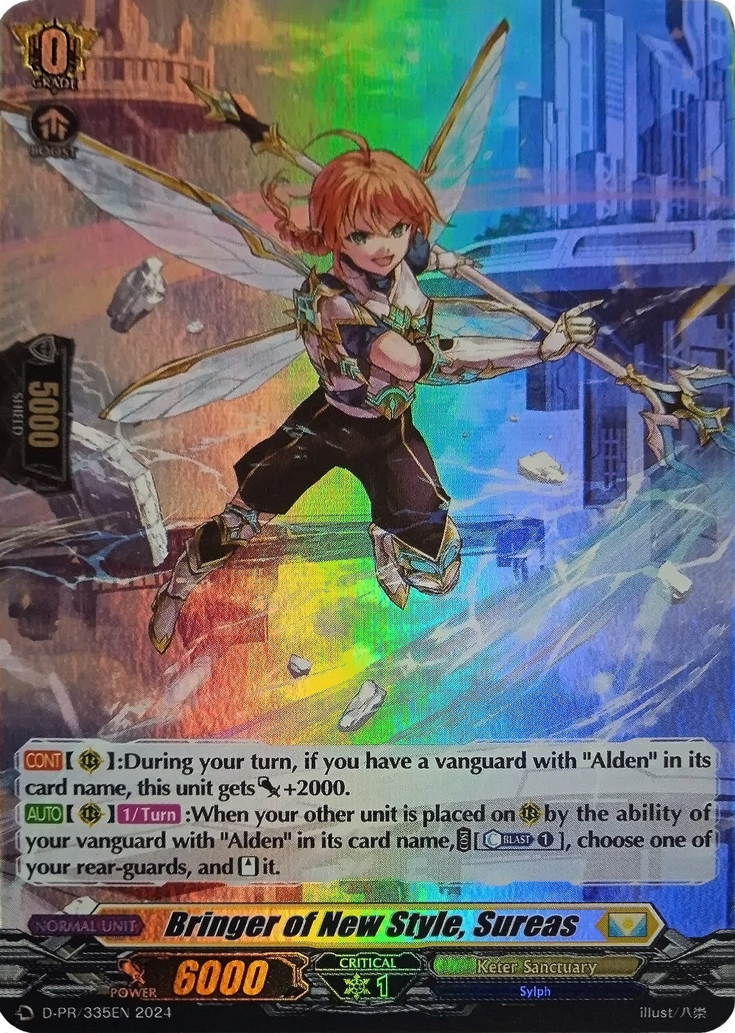 Image for Bringer of New Style, Sureas (Foil) (D Promo Cards) (D-PR/335EN) - Cardfight Vanguard