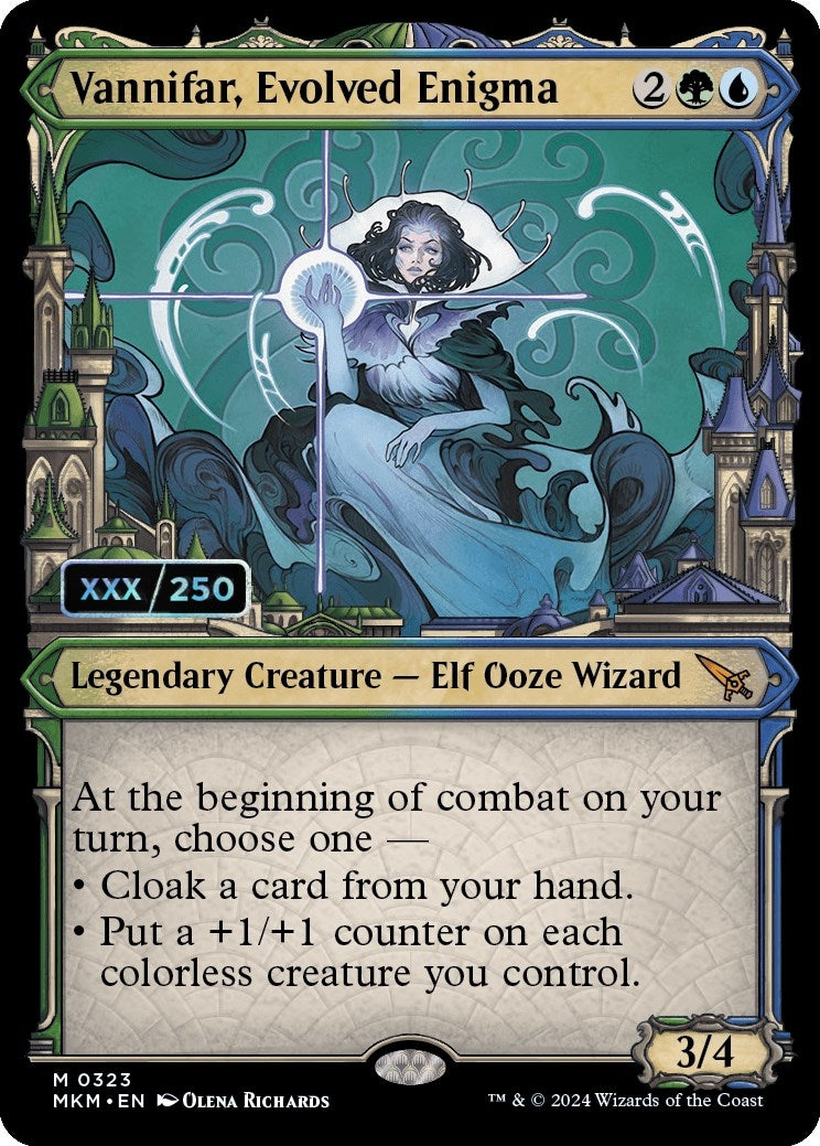Image for Vannifar, Evolved Enigma (Serial Numbered) (Murders at Karlov Manor) (323) - Magic: The Gathering