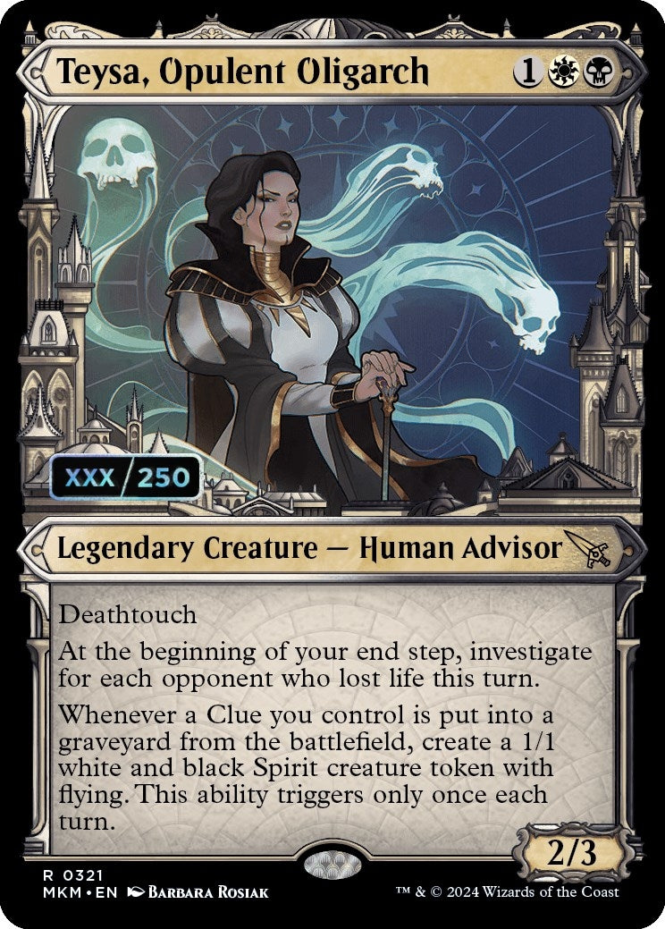 Image for Teysa, Opulent Oligarch (Serial Numbered) (Murders at Karlov Manor) (321) - Magic: The Gathering