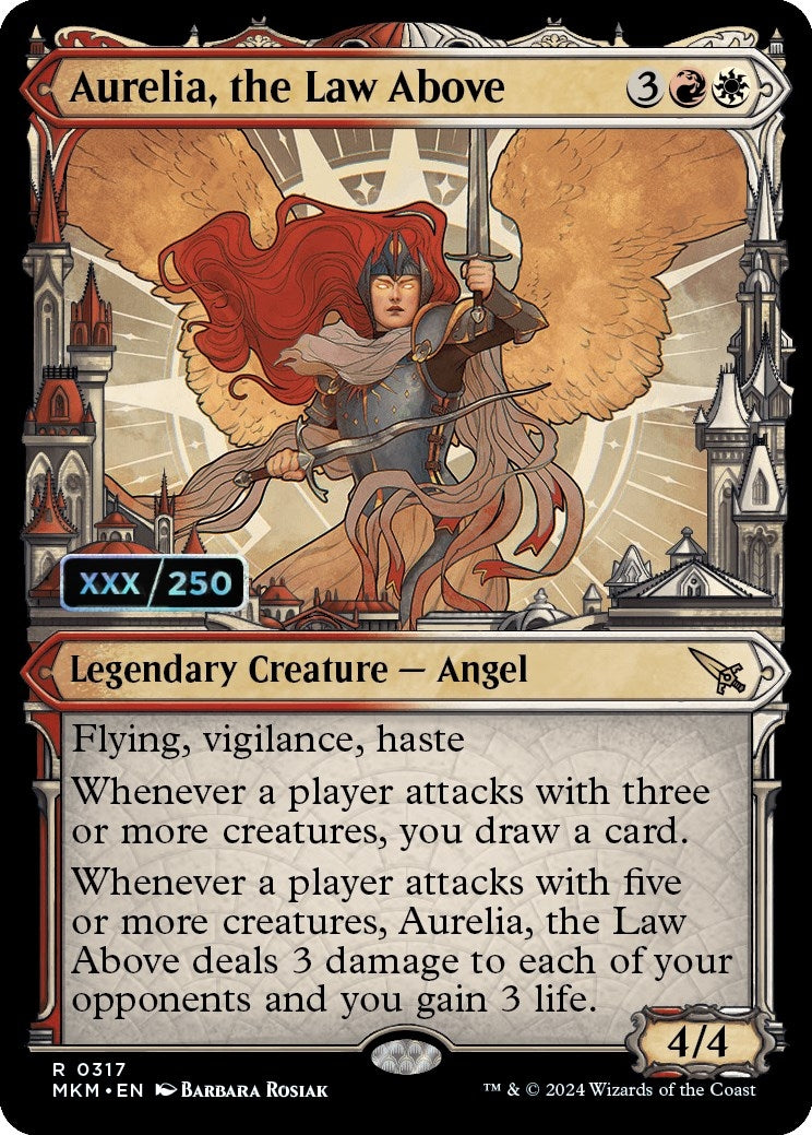 Image for Aurelia, the Law Above (Serial Numbered) (Murders at Karlov Manor) (317) - Magic: The Gathering