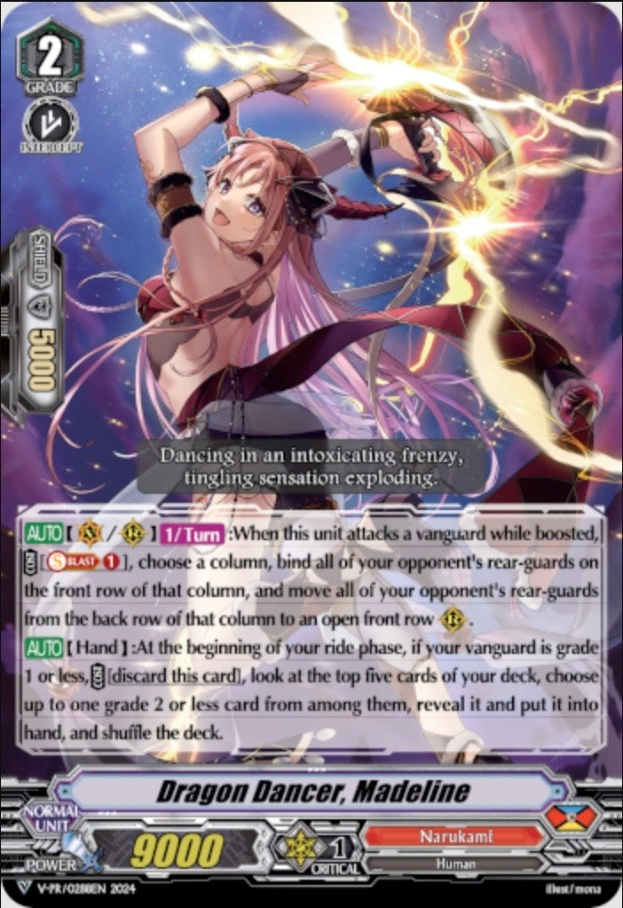 Image for Dragon Dancer, Madeline (V Promo Cards) (V-PR/288EN) - Cardfight Vanguard