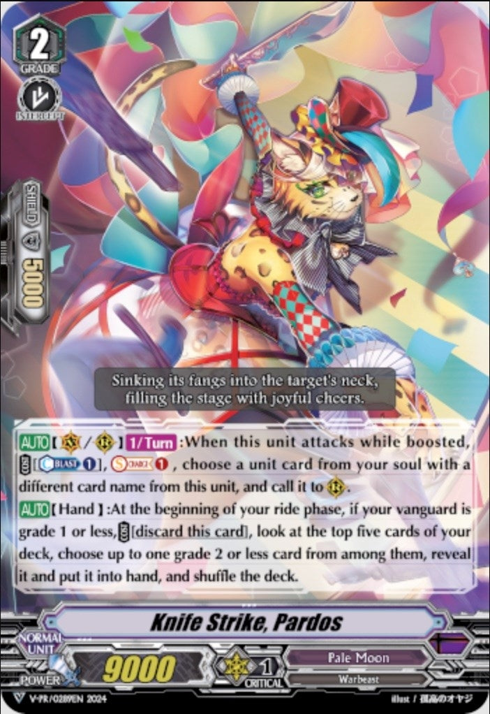 Image for Knife Strike, Pardos (V Promo Cards) (V-PR/289EN) - Cardfight Vanguard