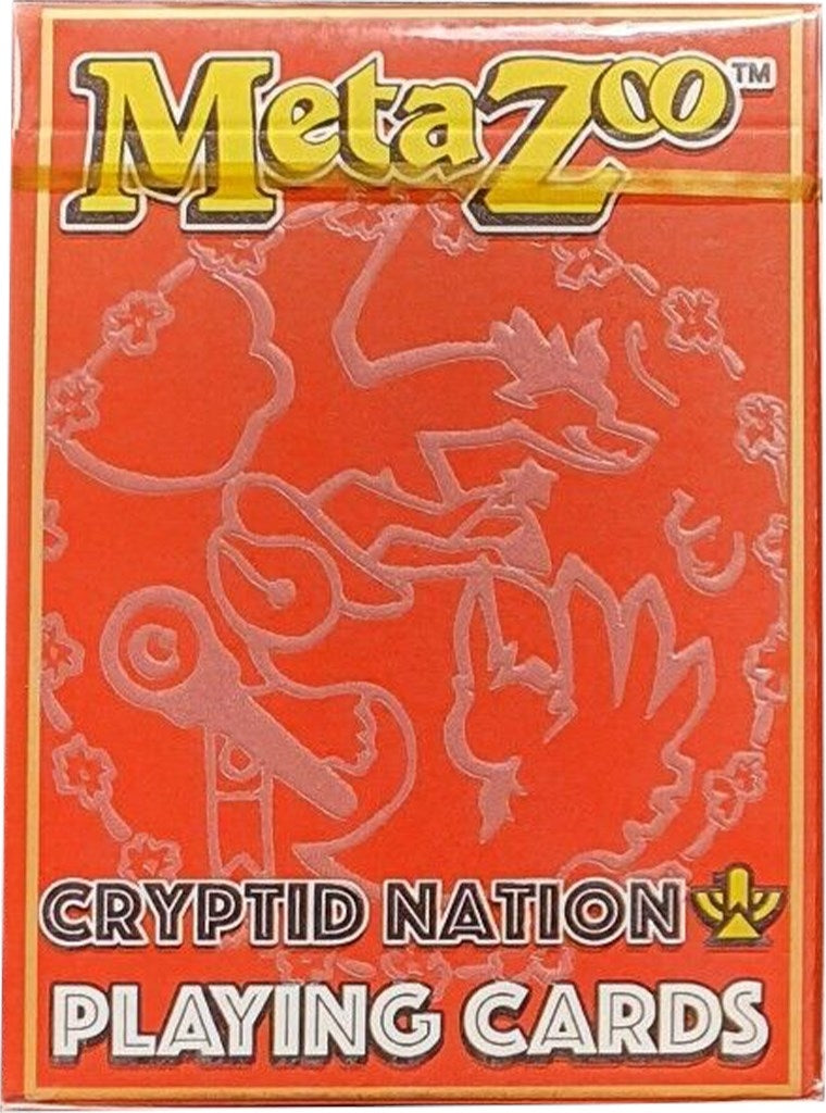 Image for Metazoo USPCC Cryptid Nation Playing Card Deck: Kickstarter Edition (Rainbow Gilded) [Metazoo USPCC Playing Cards: Kickstarter Edition]