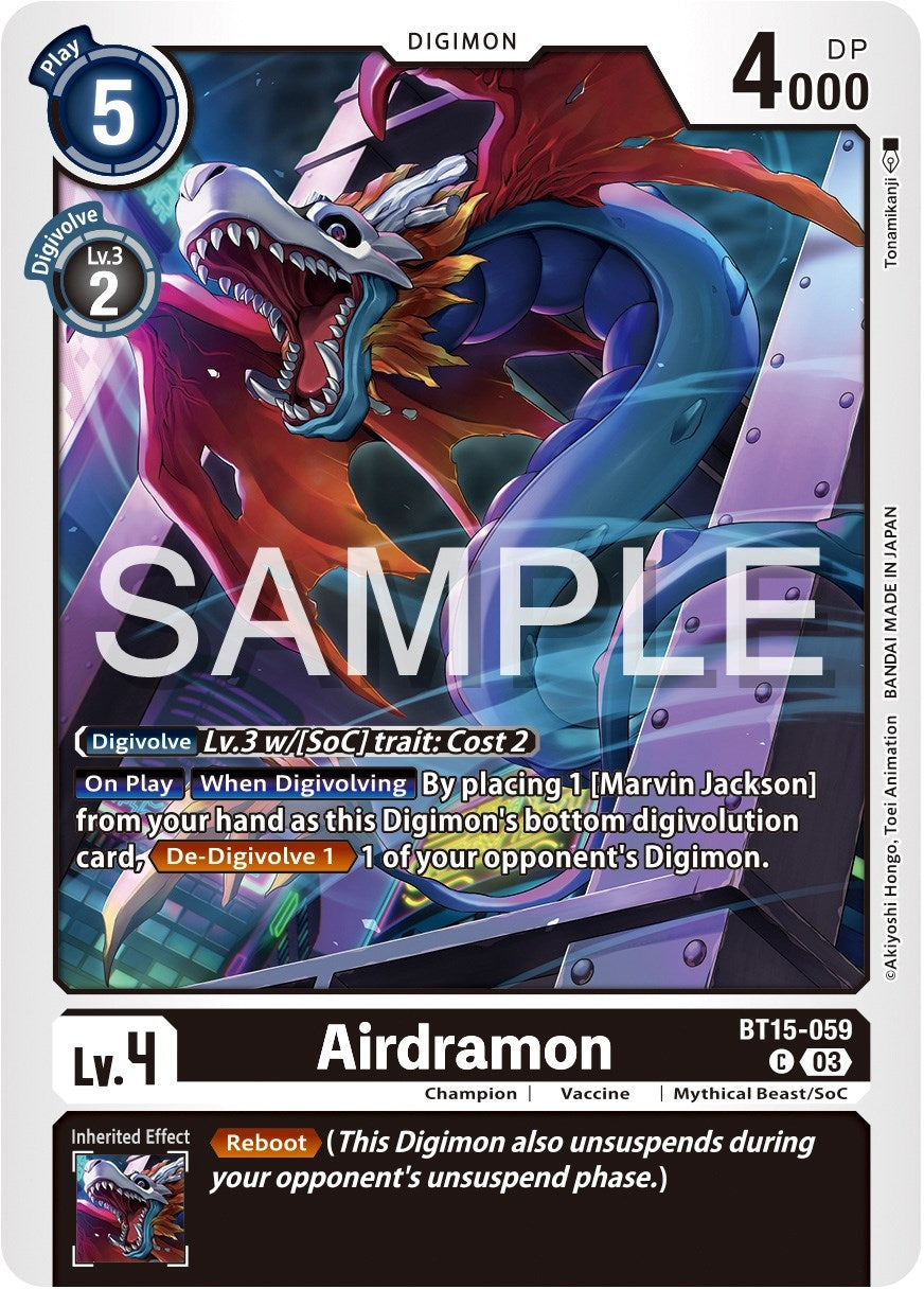 Image for Airdramon (BT15) (15059)