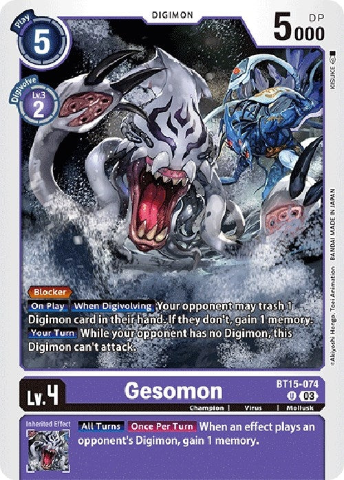 Image for Gesomon (BT15) (15074)