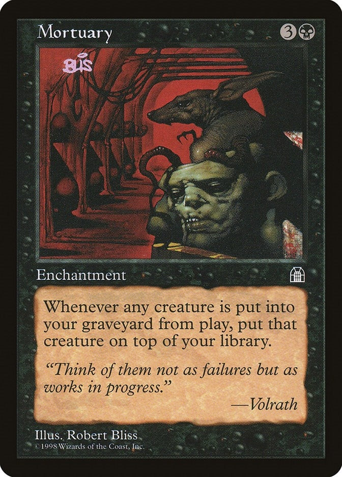 Image for Mortuary (Stronghold) - Magic: The Gathering