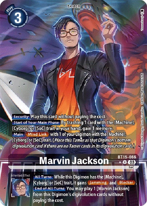 Image for Marvin Jackson (Alternate Art) (BT15) (15086)