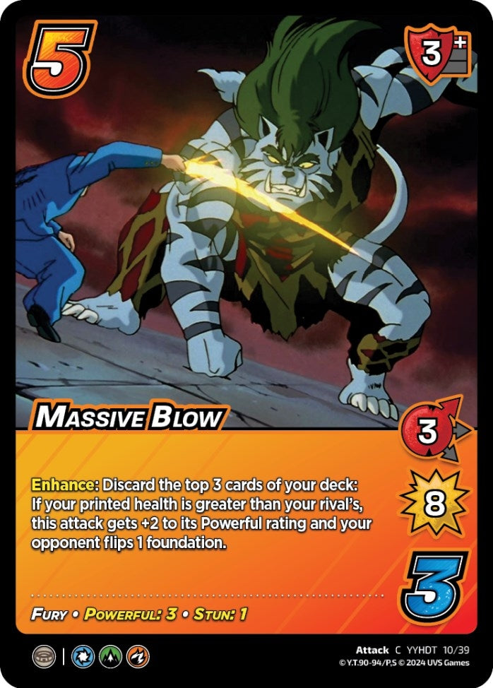 Image for Massive Blow (Time Shifted) (Yu Yu Hakusho: Dark Tournament) (10/39) - UniVersus