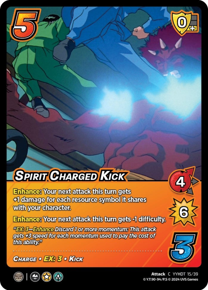 Image for Spirit Charged Kick (Time Shifted) (Yu Yu Hakusho: Dark Tournament) (15/39) - UniVersus
