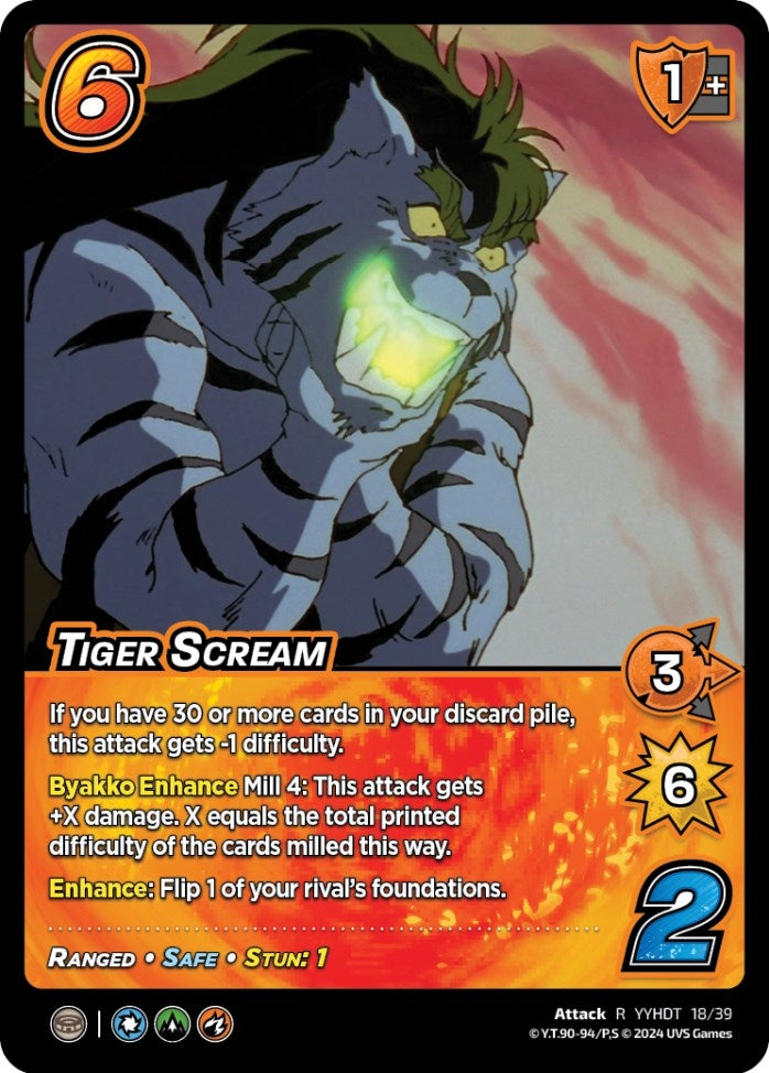 Image for Tiger Scream (Time Shifted) (Yu Yu Hakusho: Dark Tournament) (18/39) - UniVersus