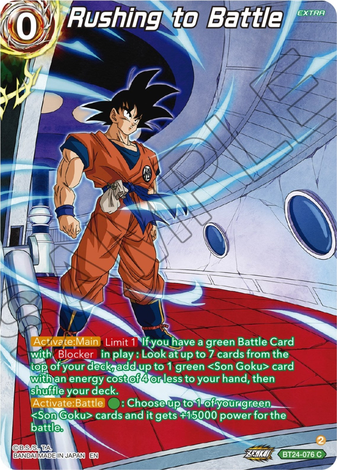 Image for Rushing to Battle (Collector Booster Silver) (Beyond Generations) (BT24-076) - Dragon Ball Super: Masters